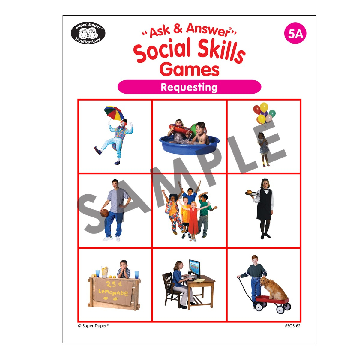 Ask and Answer Social Skills Games