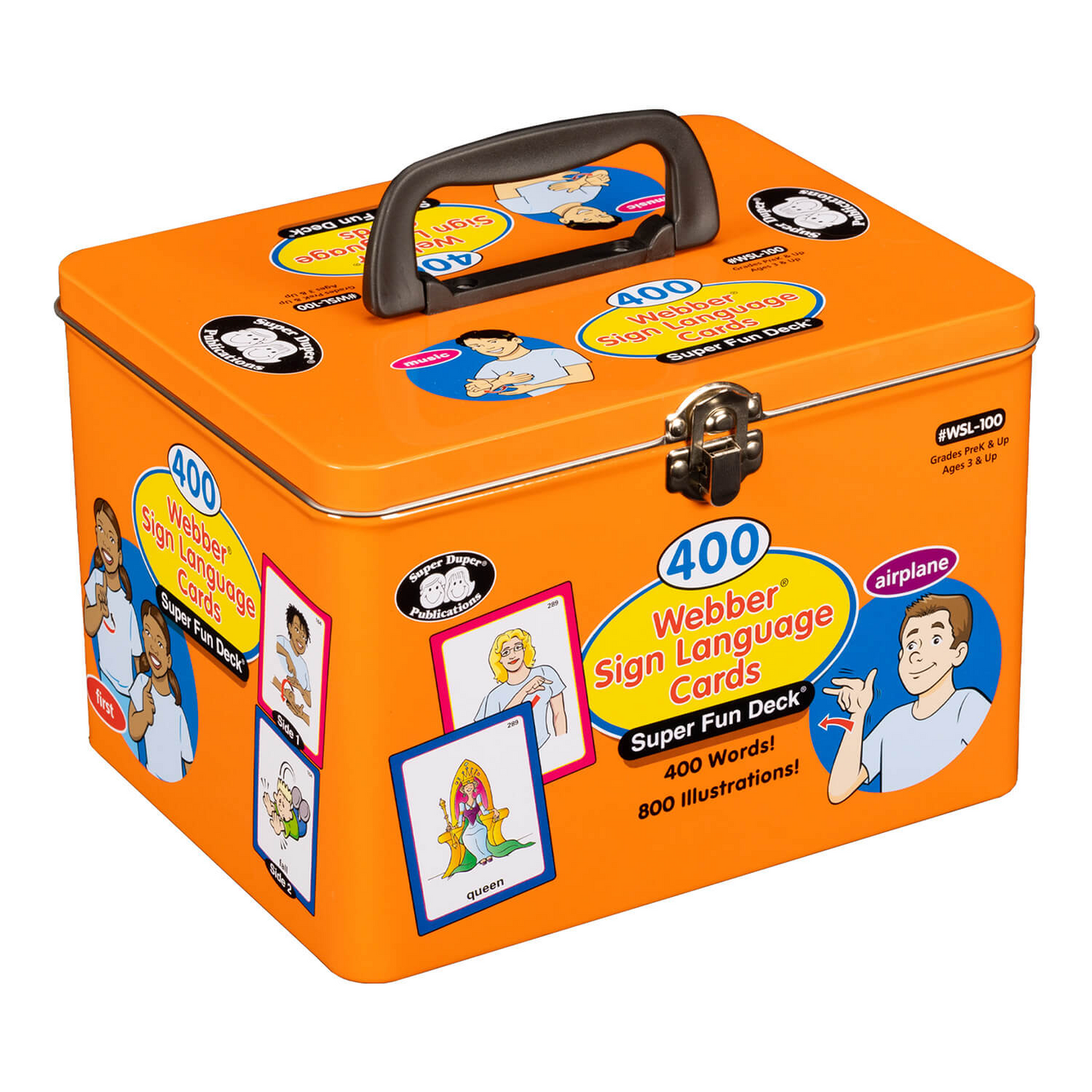 400 Webber Sign Language Cards Super Fun Deck