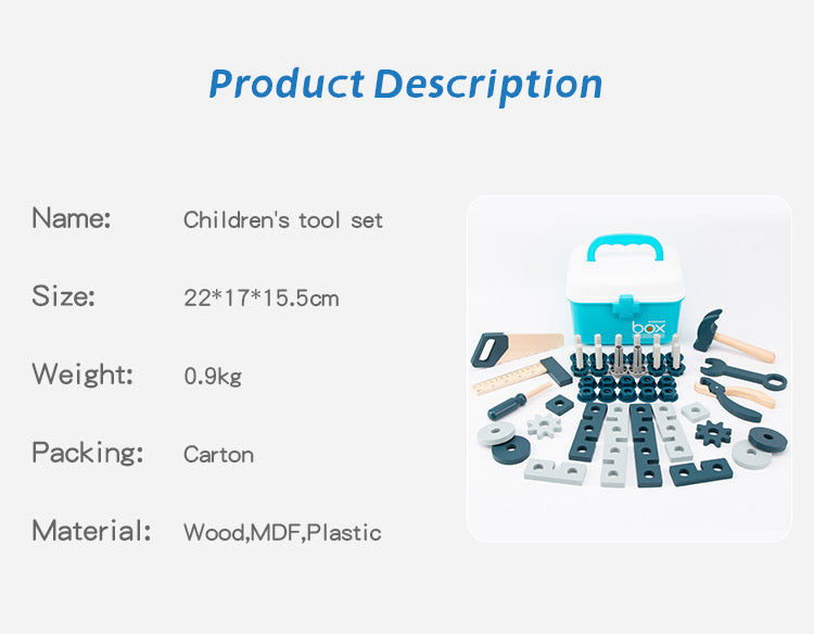 Toolbox Wooden Playset