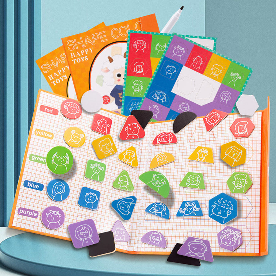 Shapes and Color Match Magnetic Book