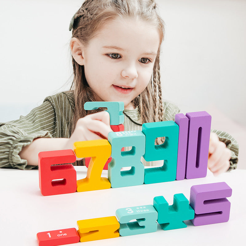 Number Wooden Blocks