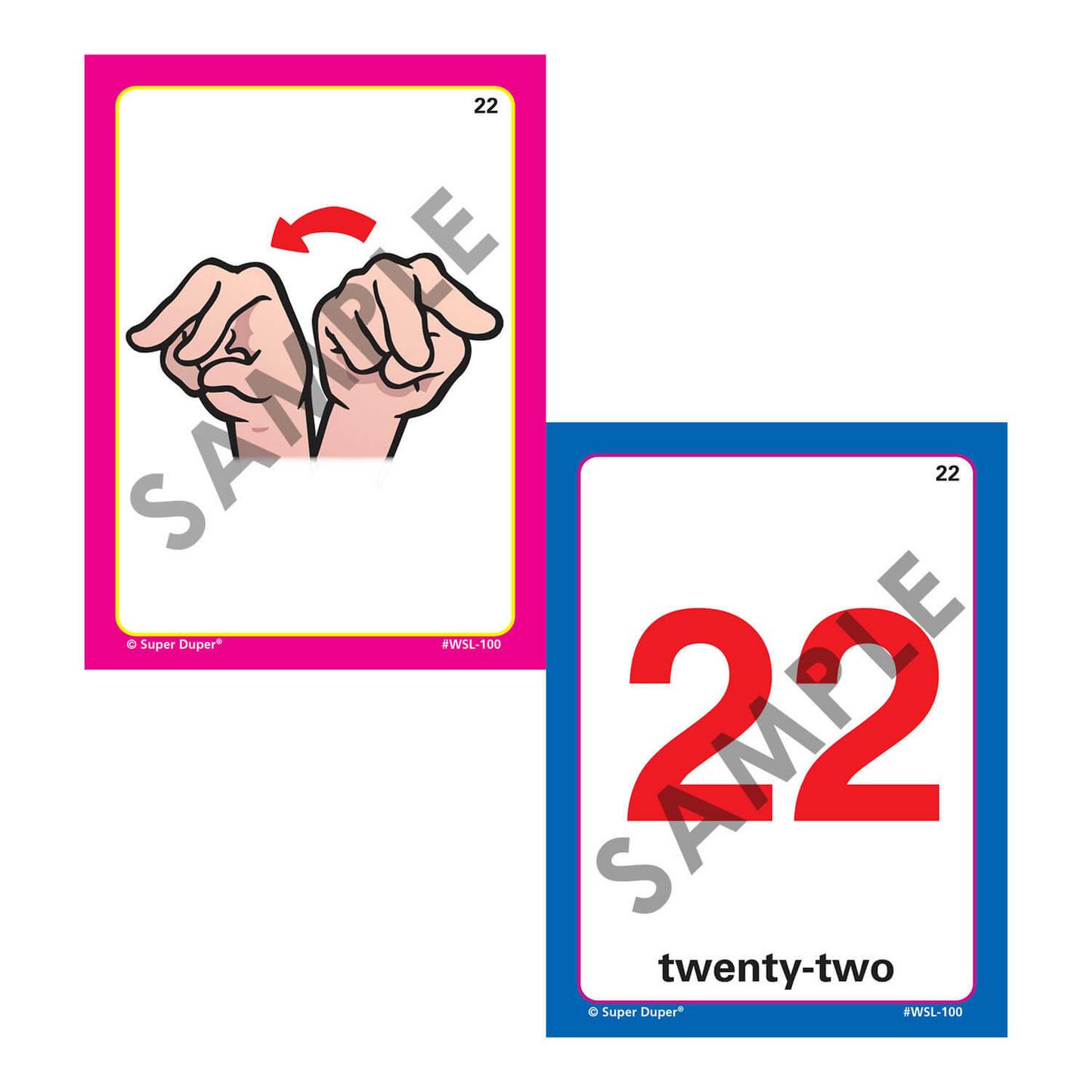 400 Webber Sign Language Cards Super Fun Deck