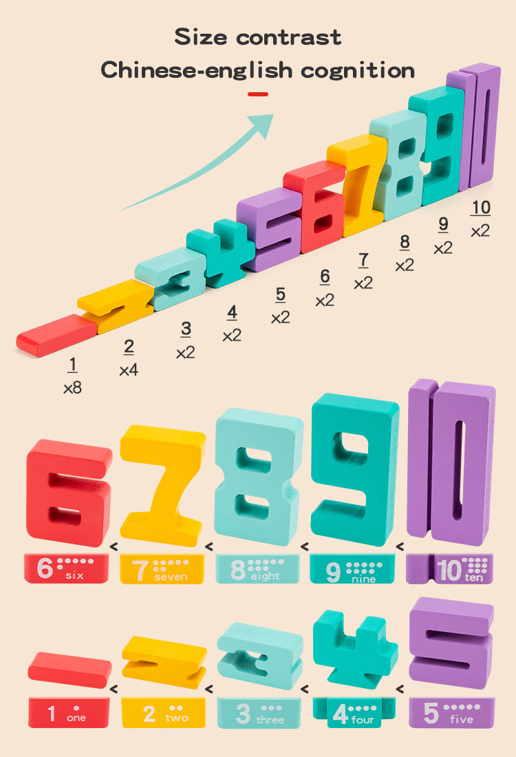 Number Wooden Blocks