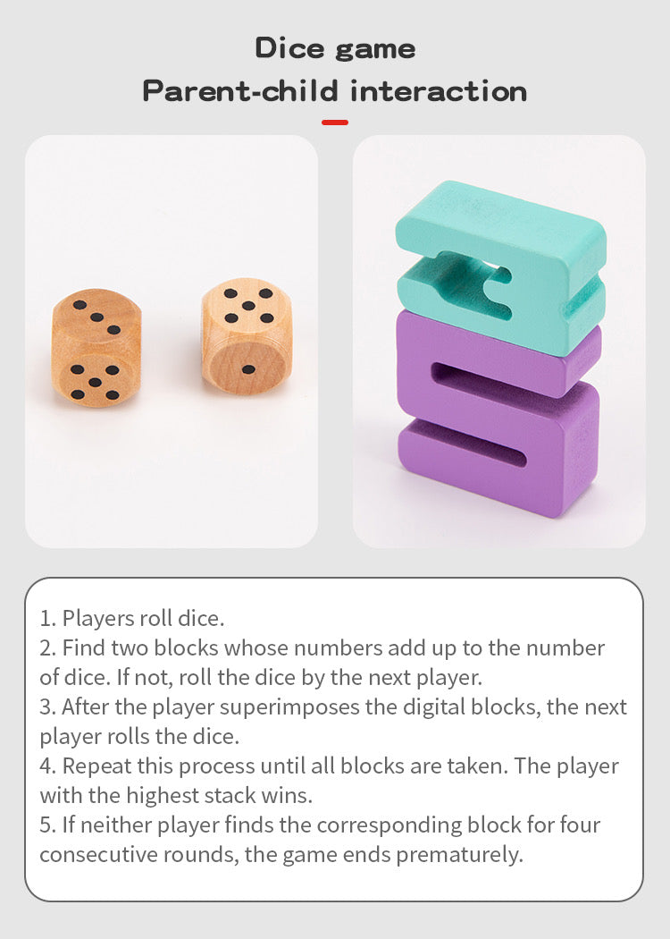 Number Wooden Blocks