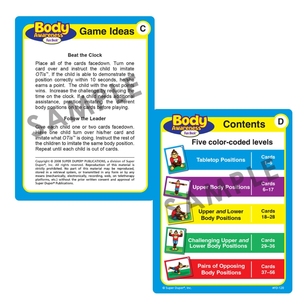 Body Awareness Fun Deck