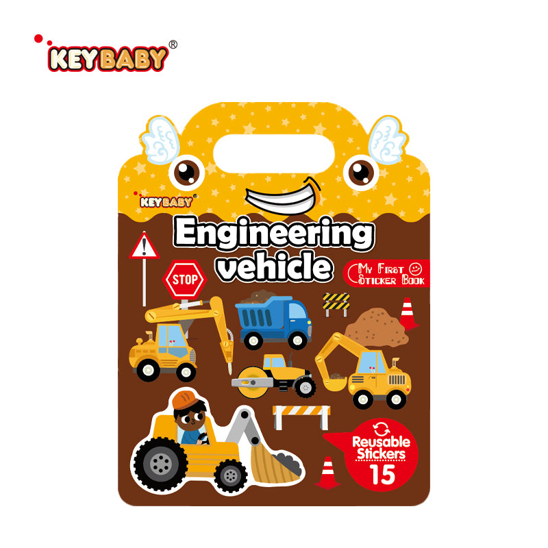 Jelly Sticker Book – Reusable, Fun & Educational (8 Designs)