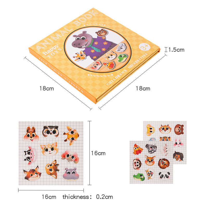 Magnetic Puzzle and Matching Book
