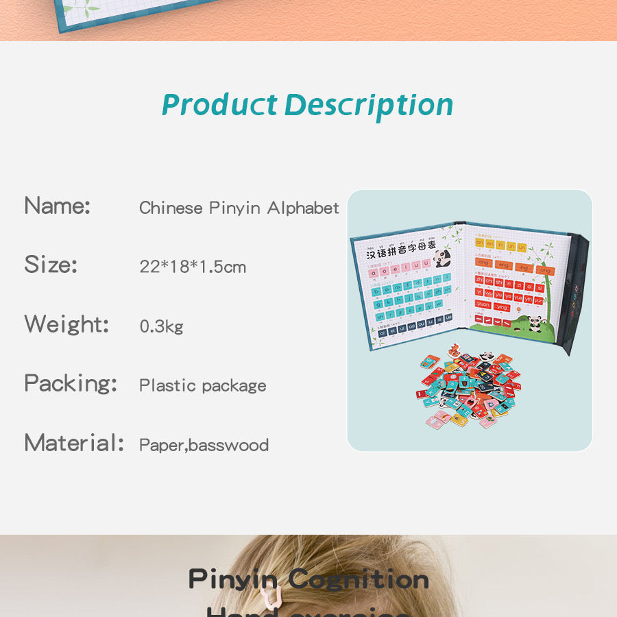 Chinese Pinyin Magnetic Book