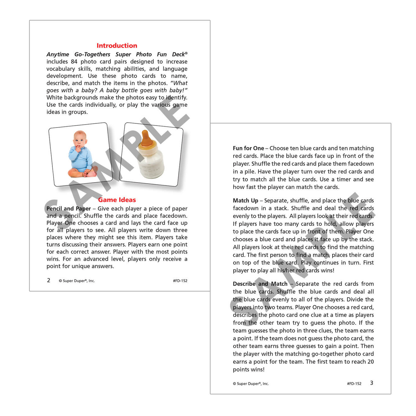 Anytime Go-Togethers Super Photo Fun Deck