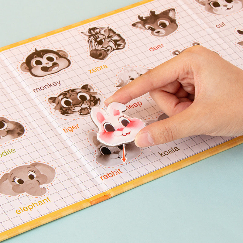 Magnetic Puzzle and Matching Book