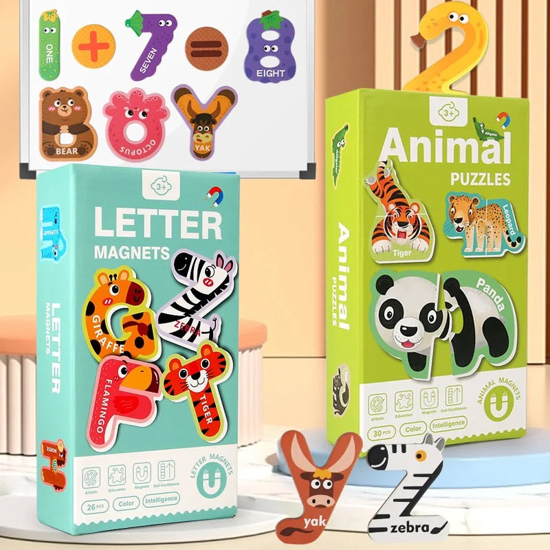 Magnetic Educational Puzzles