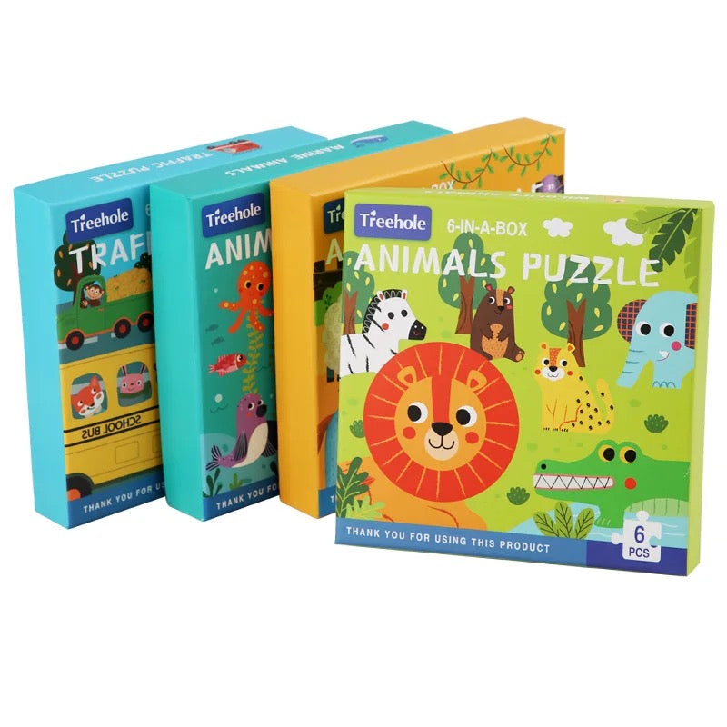 6-in-a-Box Jigsaw Puzzles