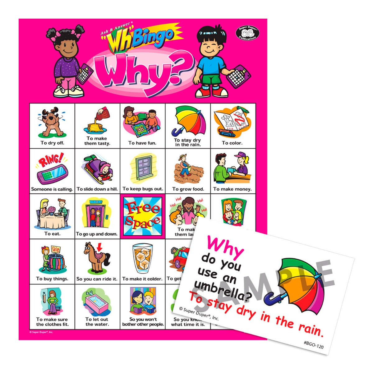 Ask and Answer WH Bingo