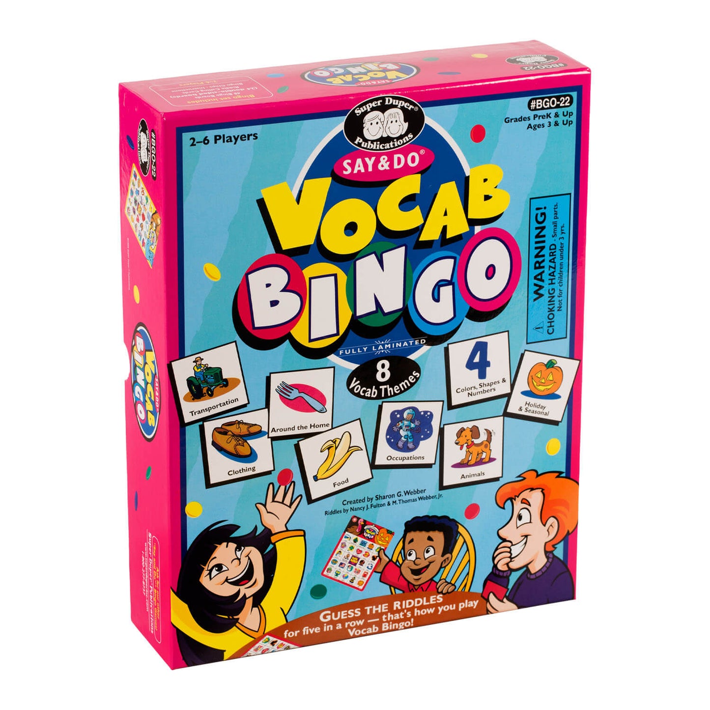 Say and Do Vocab Bingo
