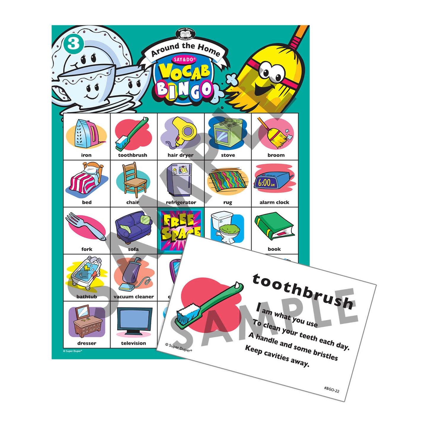 Say and Do Vocab Bingo