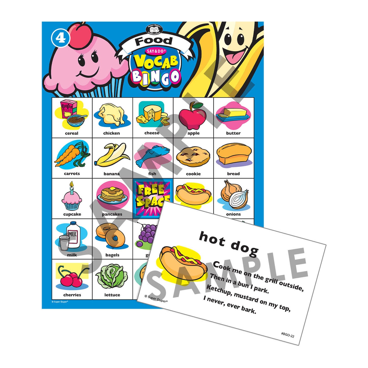 Say and Do Vocab Bingo