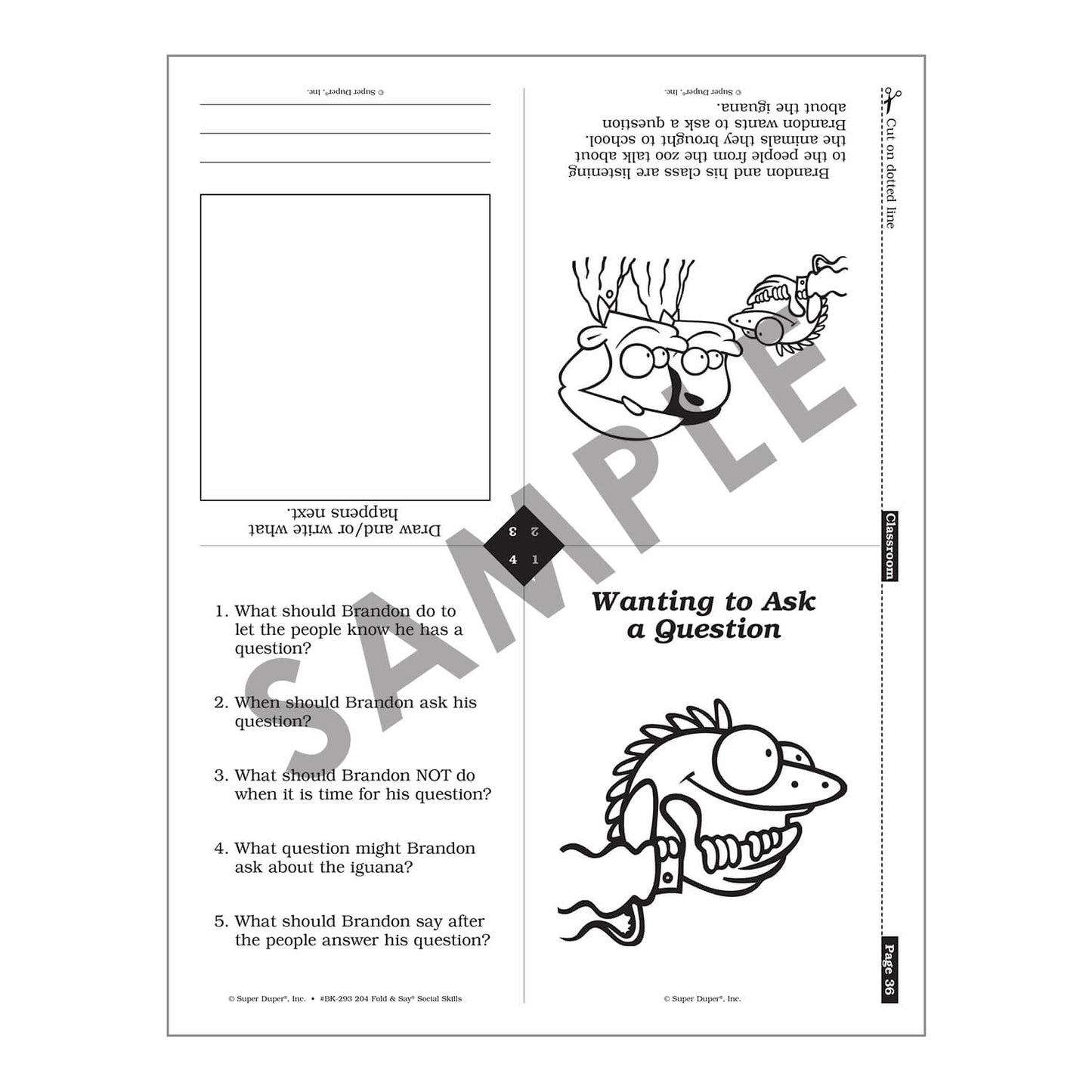 204 Fold and Say Social Skills
