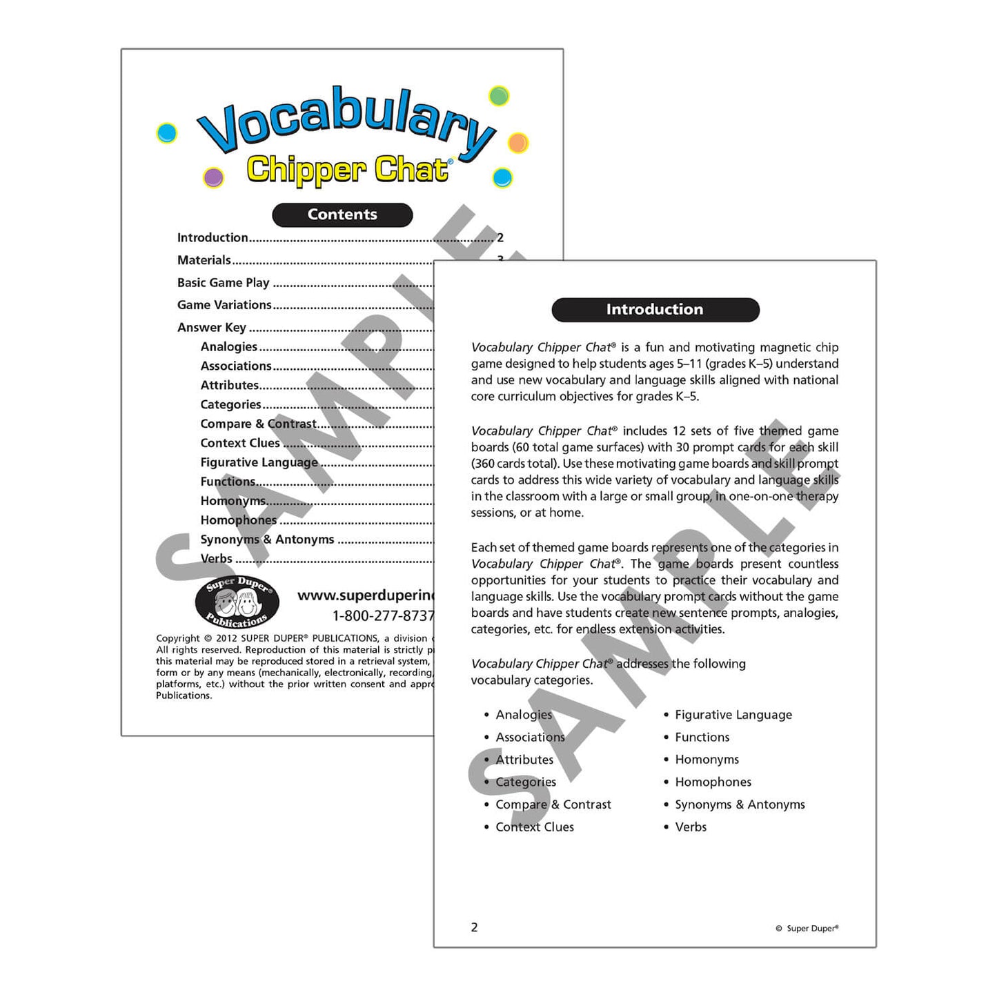 Vocabulary Chipper Chat