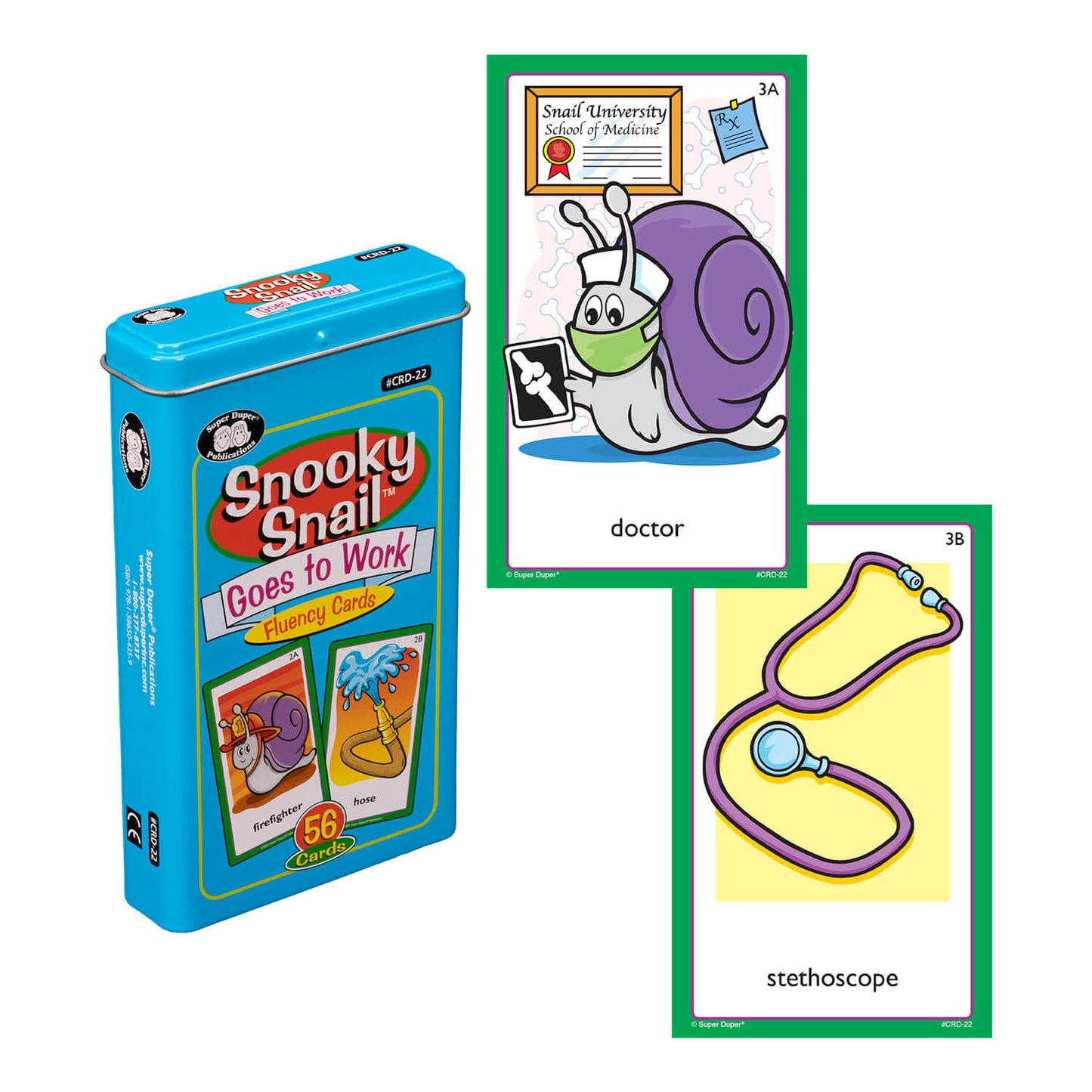 Snooky Snail Goes to Work Fluency Card Deck