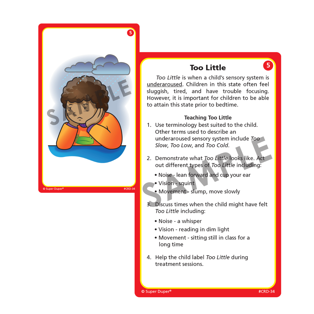 Sensory Diet Cards - 2nd Edition