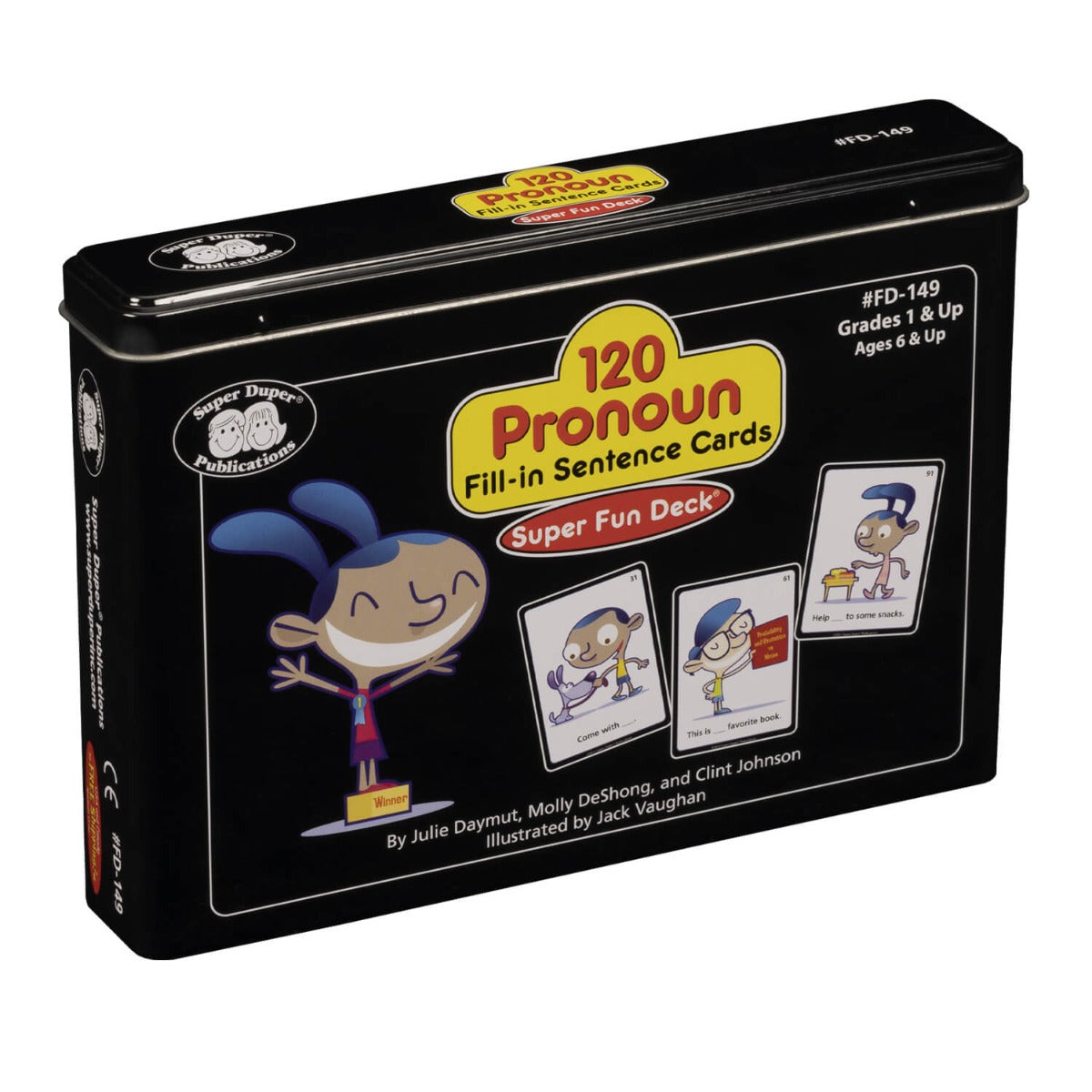 120 Pronoun Fill-in Sentence Cards Super Fun Deck