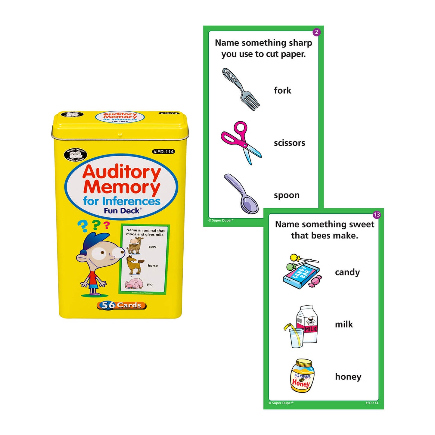 Auditory Memory for Inferences Fun Deck