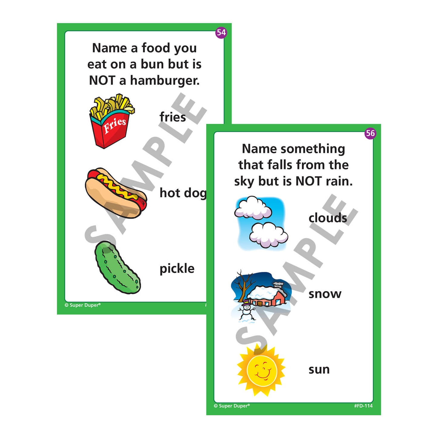 Auditory Memory for Inferences Fun Deck