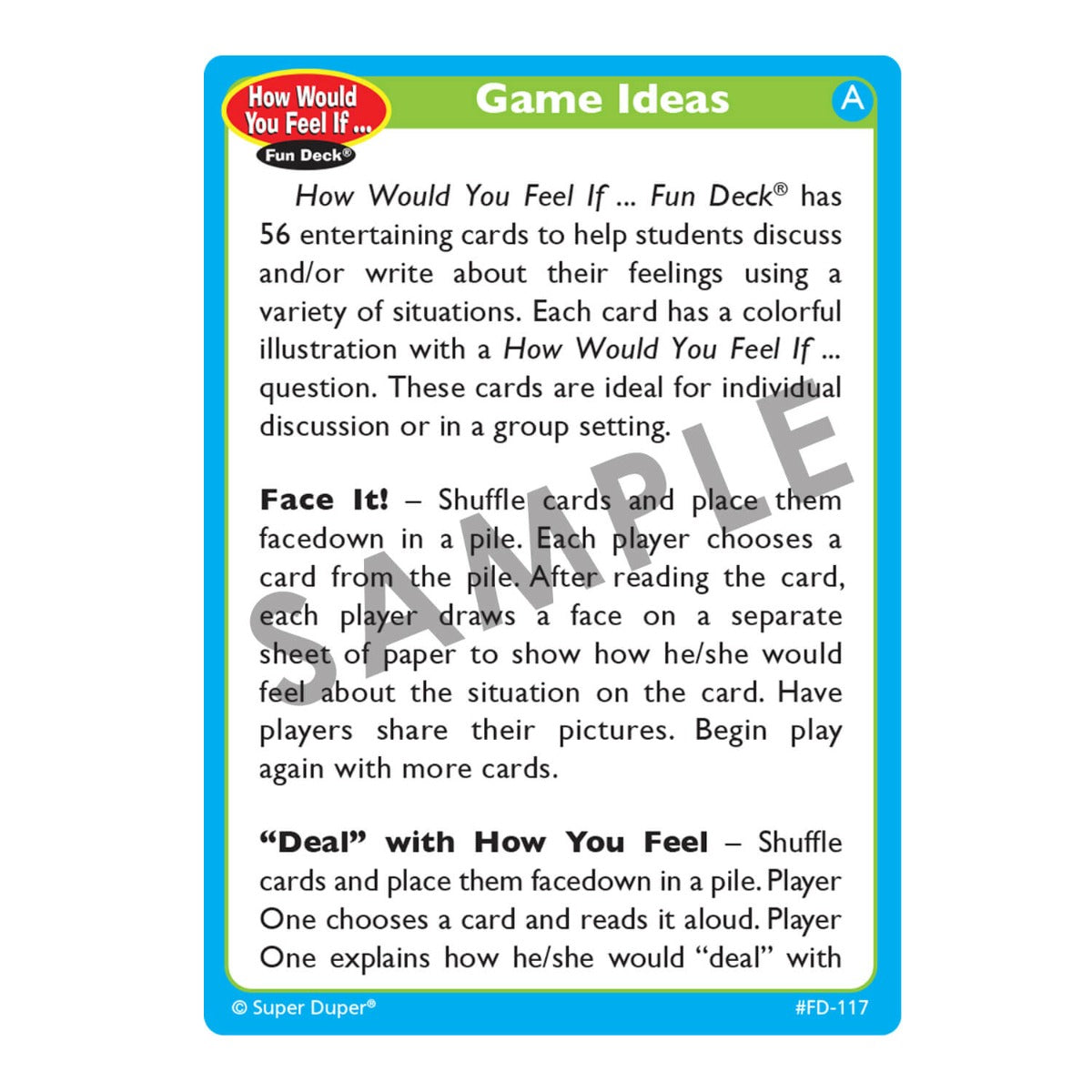 How Would You Feel If... Fun Deck