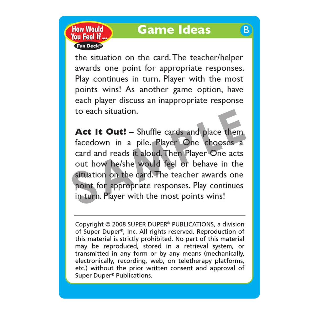 How Would You Feel If... Fun Deck