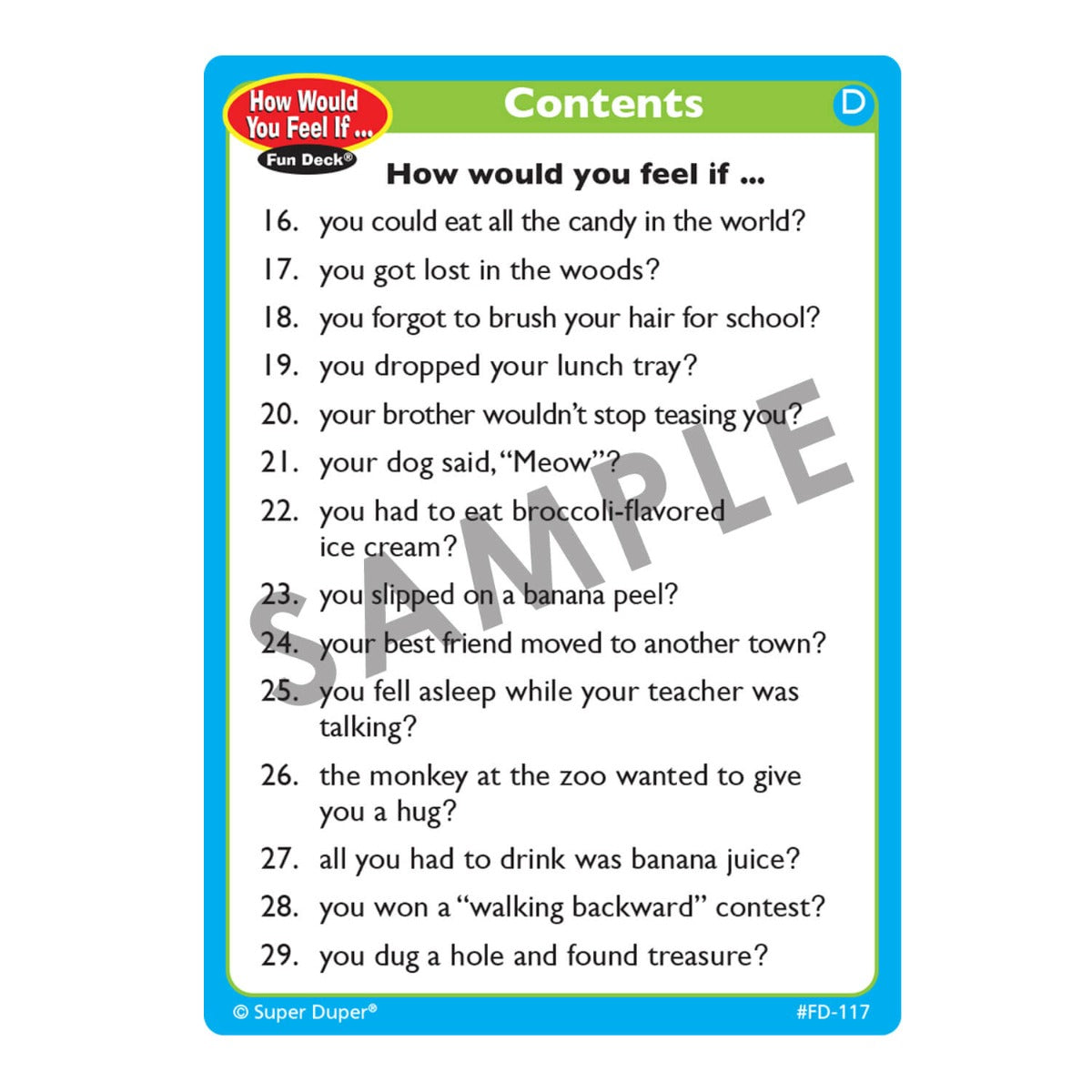 How Would You Feel If... Fun Deck