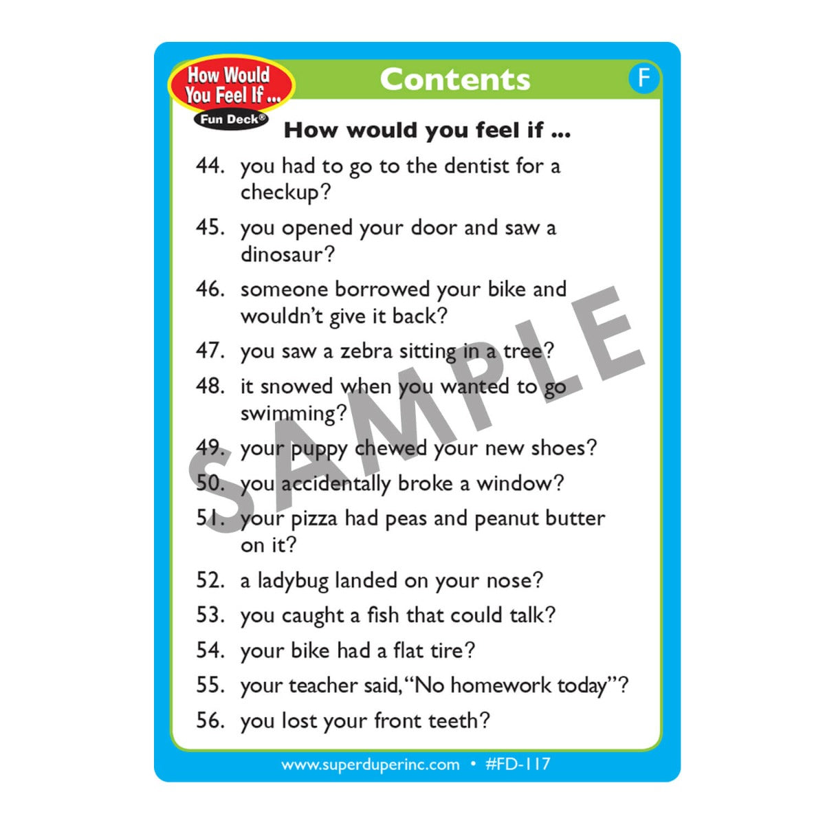 How Would You Feel If... Fun Deck