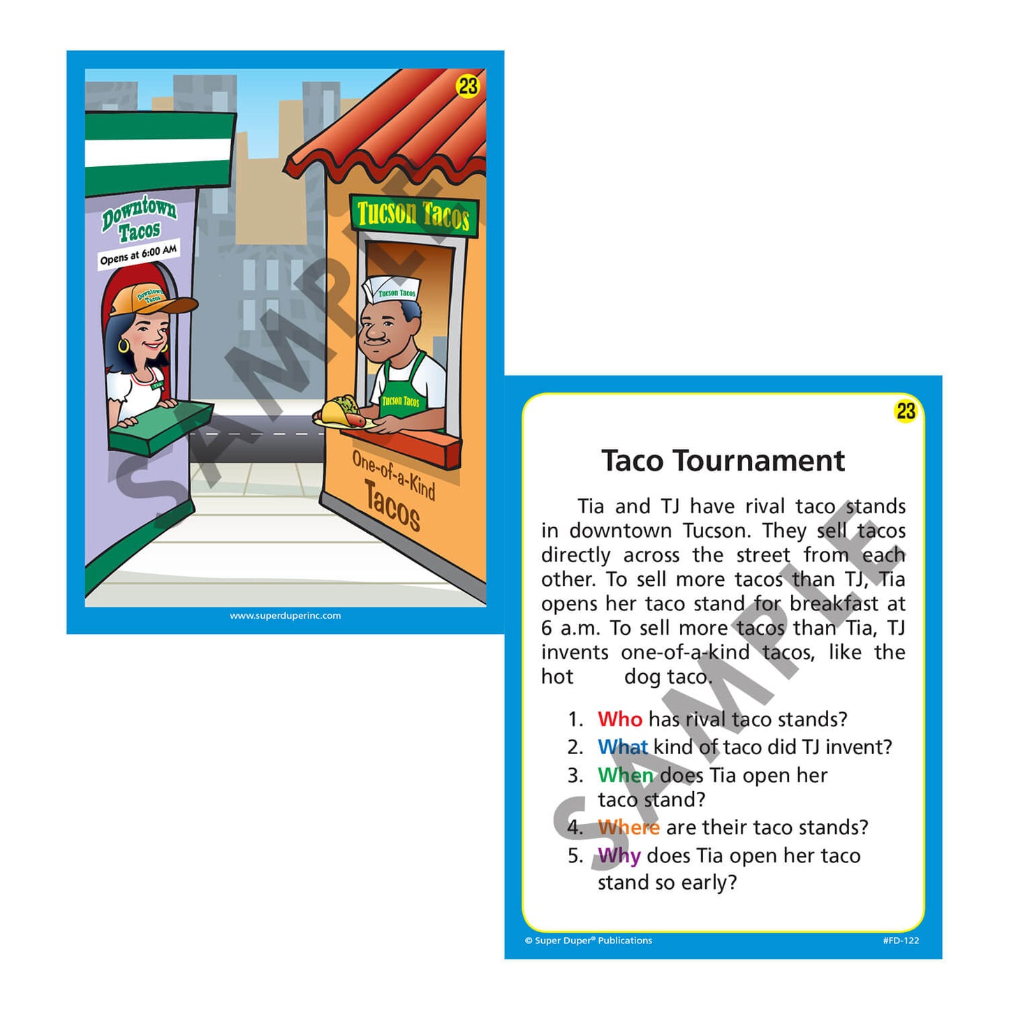 Auditory Memory for WH Questions Fun Deck