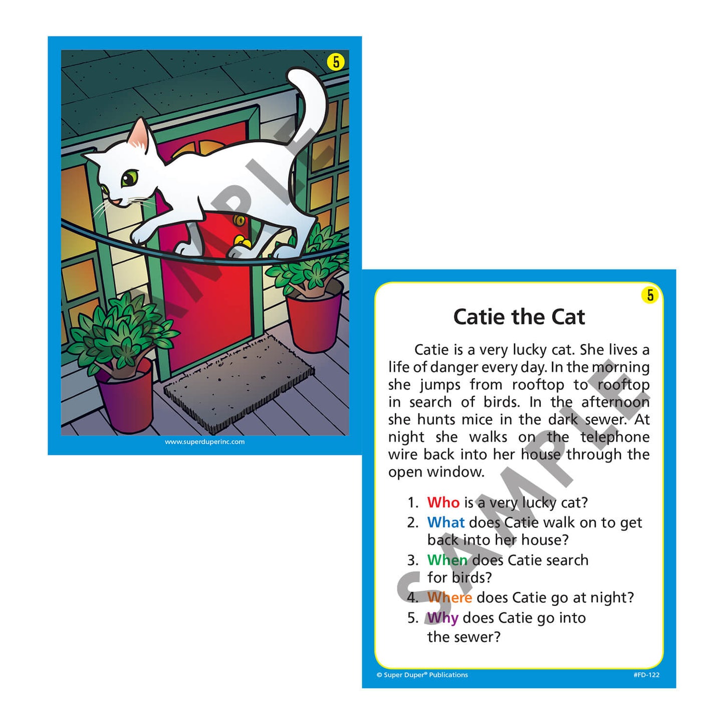 Auditory Memory for WH Questions Fun Deck