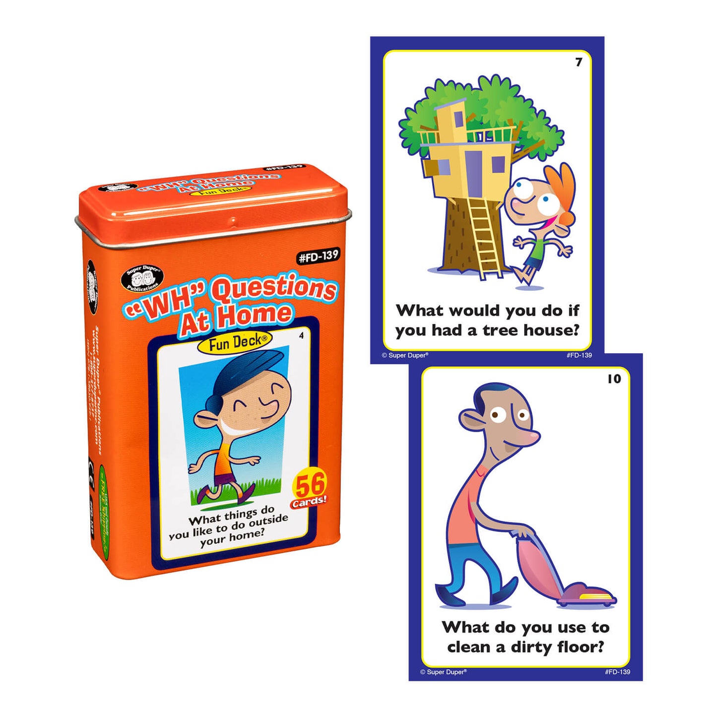 WH Questions at Home Fun Deck