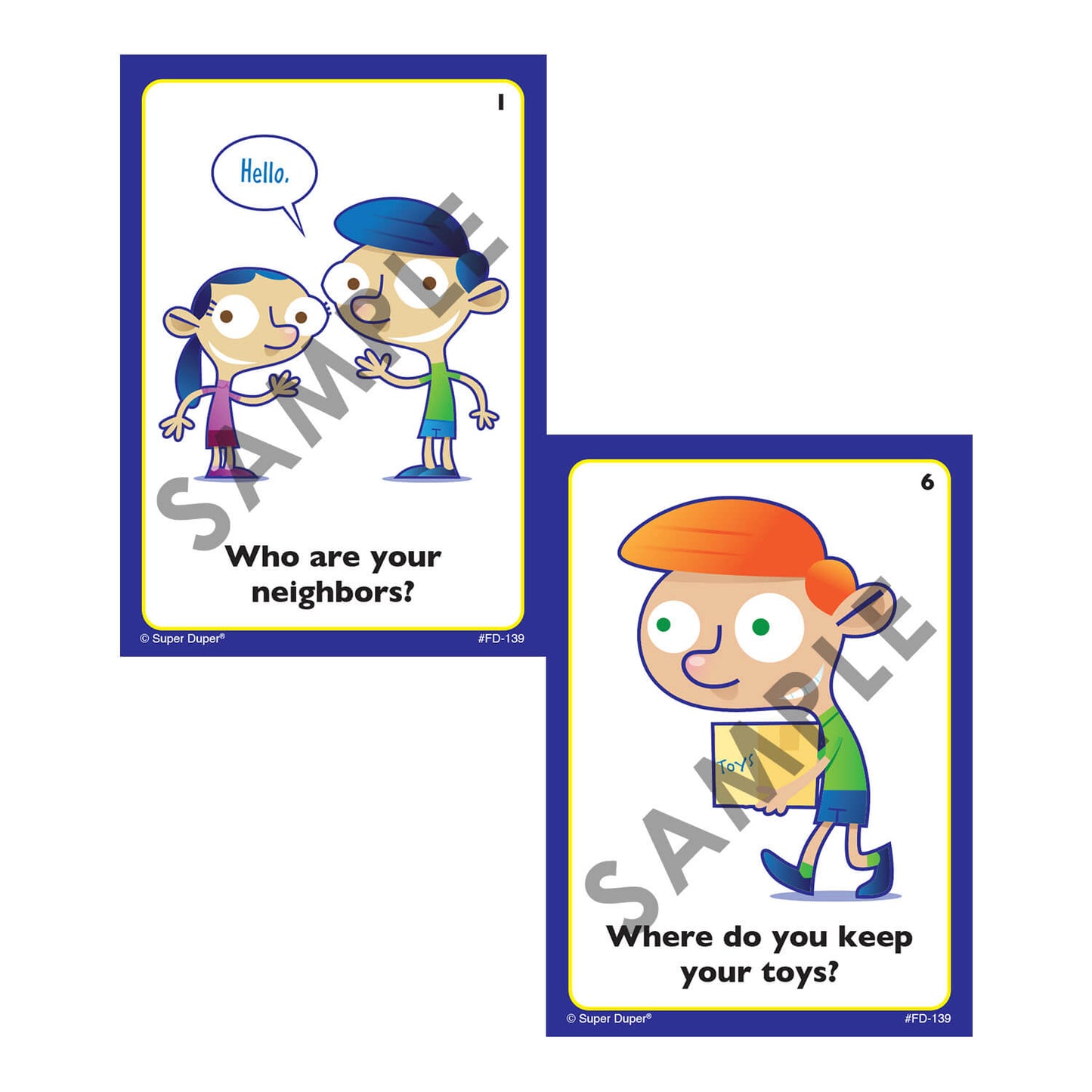 WH Questions at Home Fun Deck