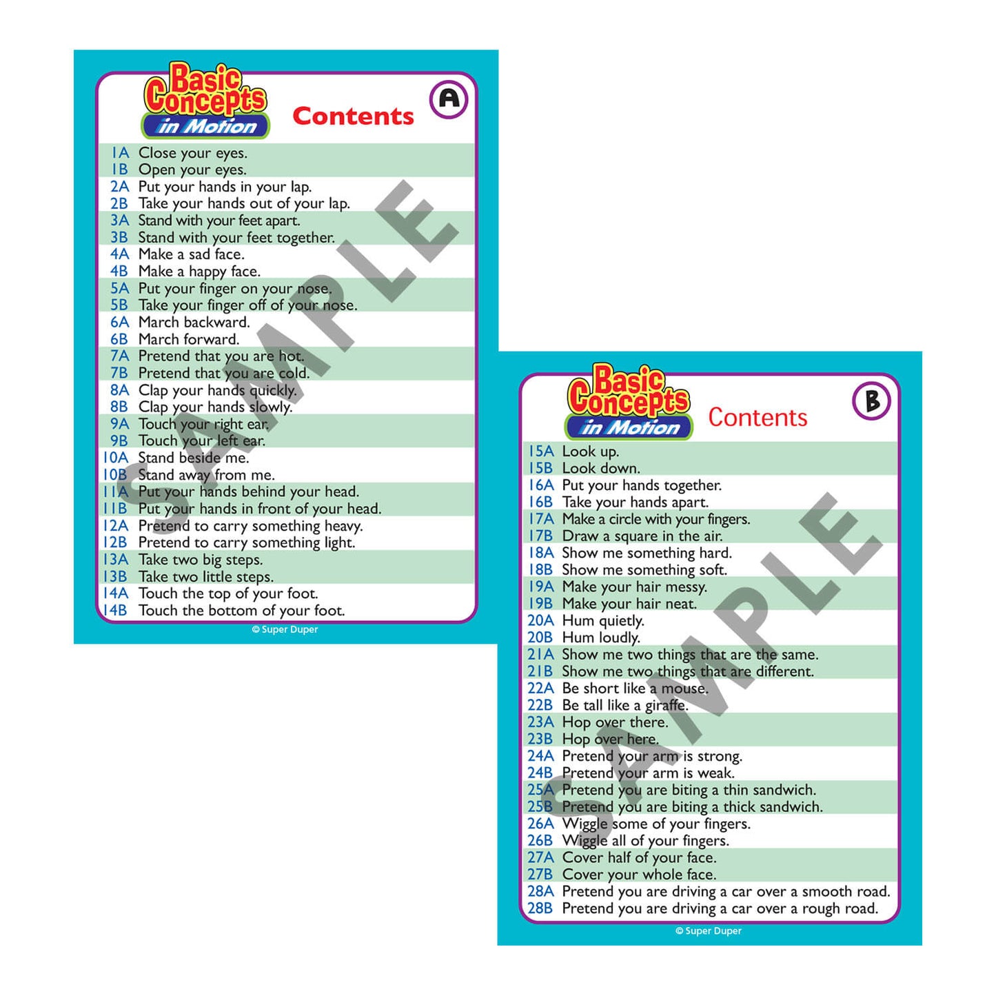Basic Concepts in Motion Fun Deck
