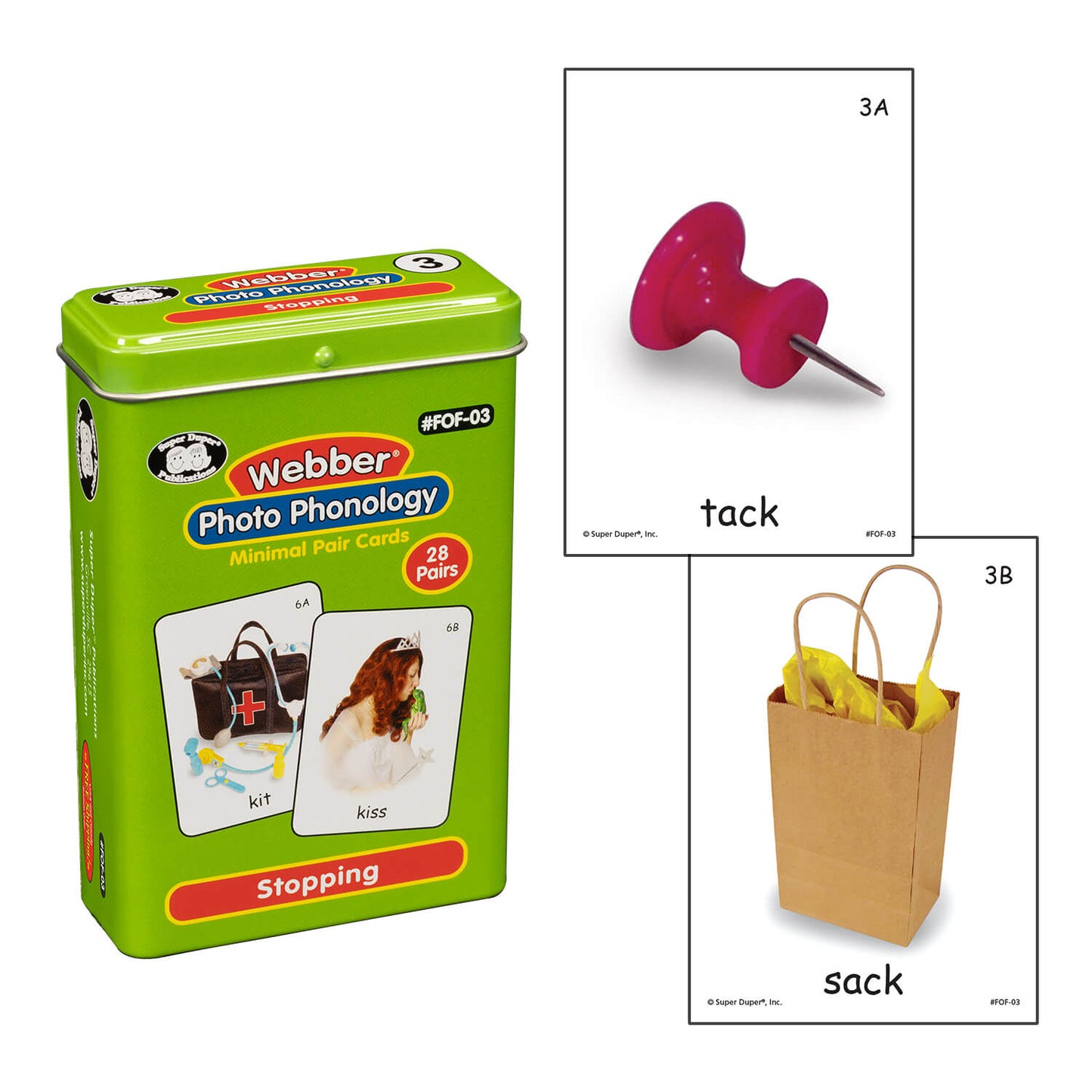 Webber Photo Phonology Minimal Pair Cards Set