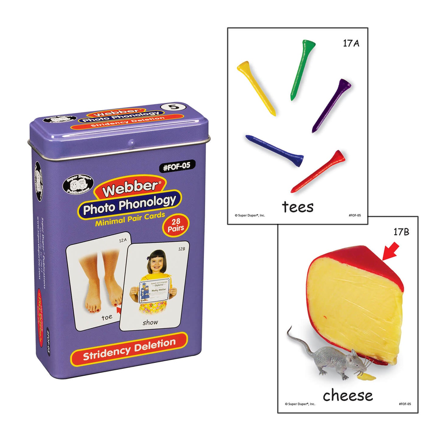 Webber Photo Phonology Minimal Pair Cards Set