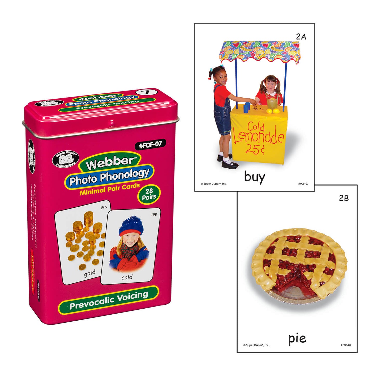 Webber Photo Phonology Minimal Pair Cards Set