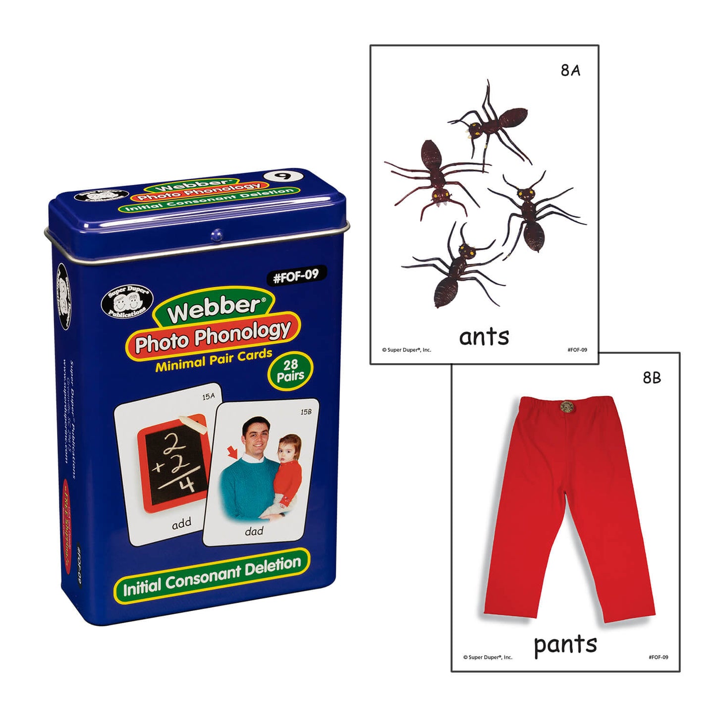 Webber Photo Phonology Minimal Pair Cards Set