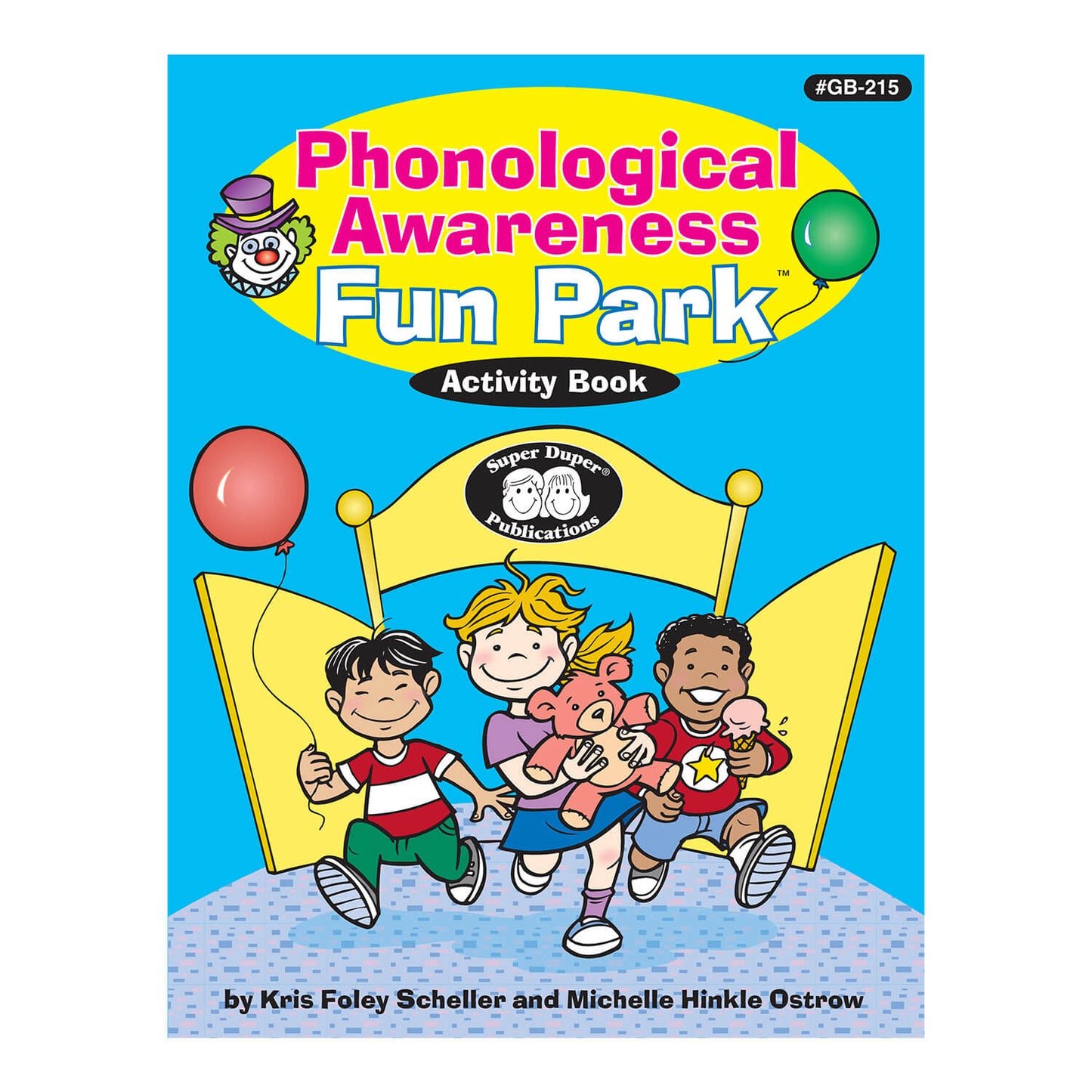 Phonological Awareness Fun Park Board Game with Electronic Spinner