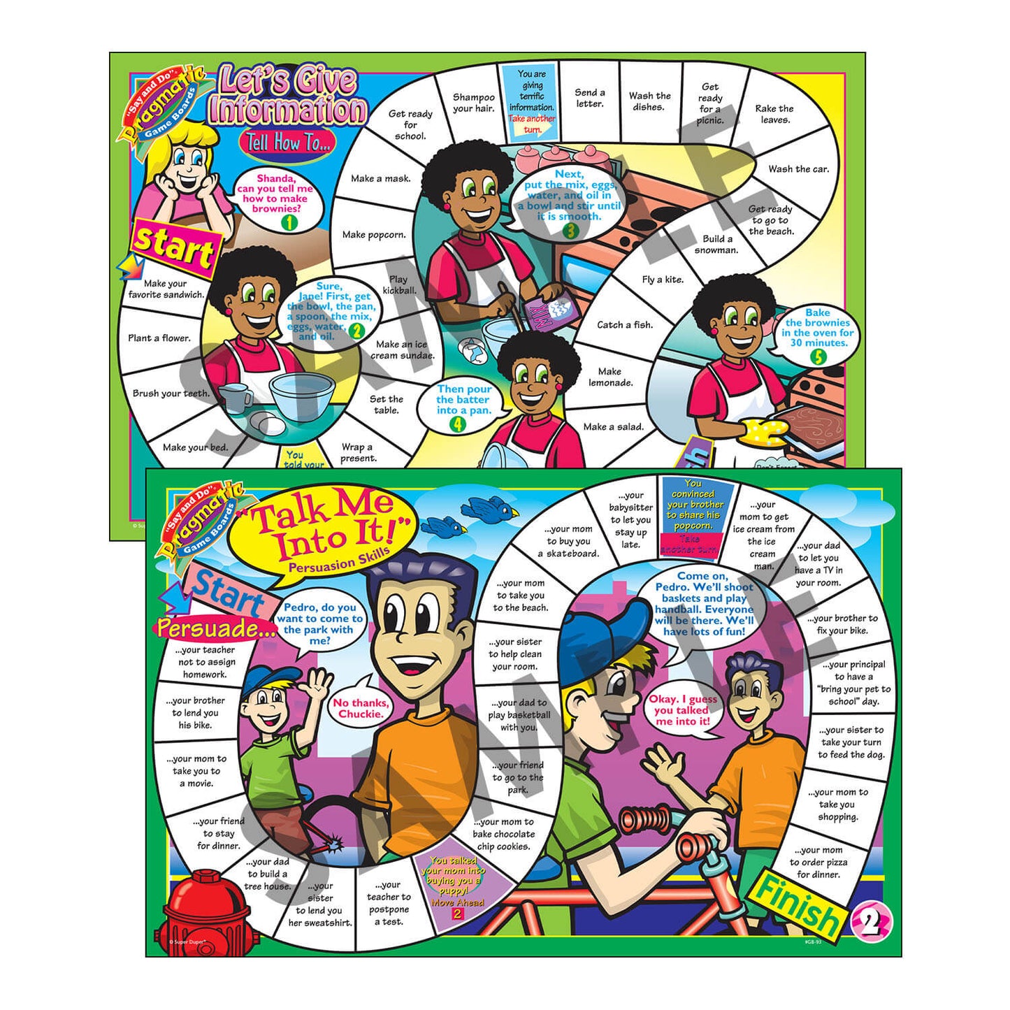 Positive Pragmatic Game Boards