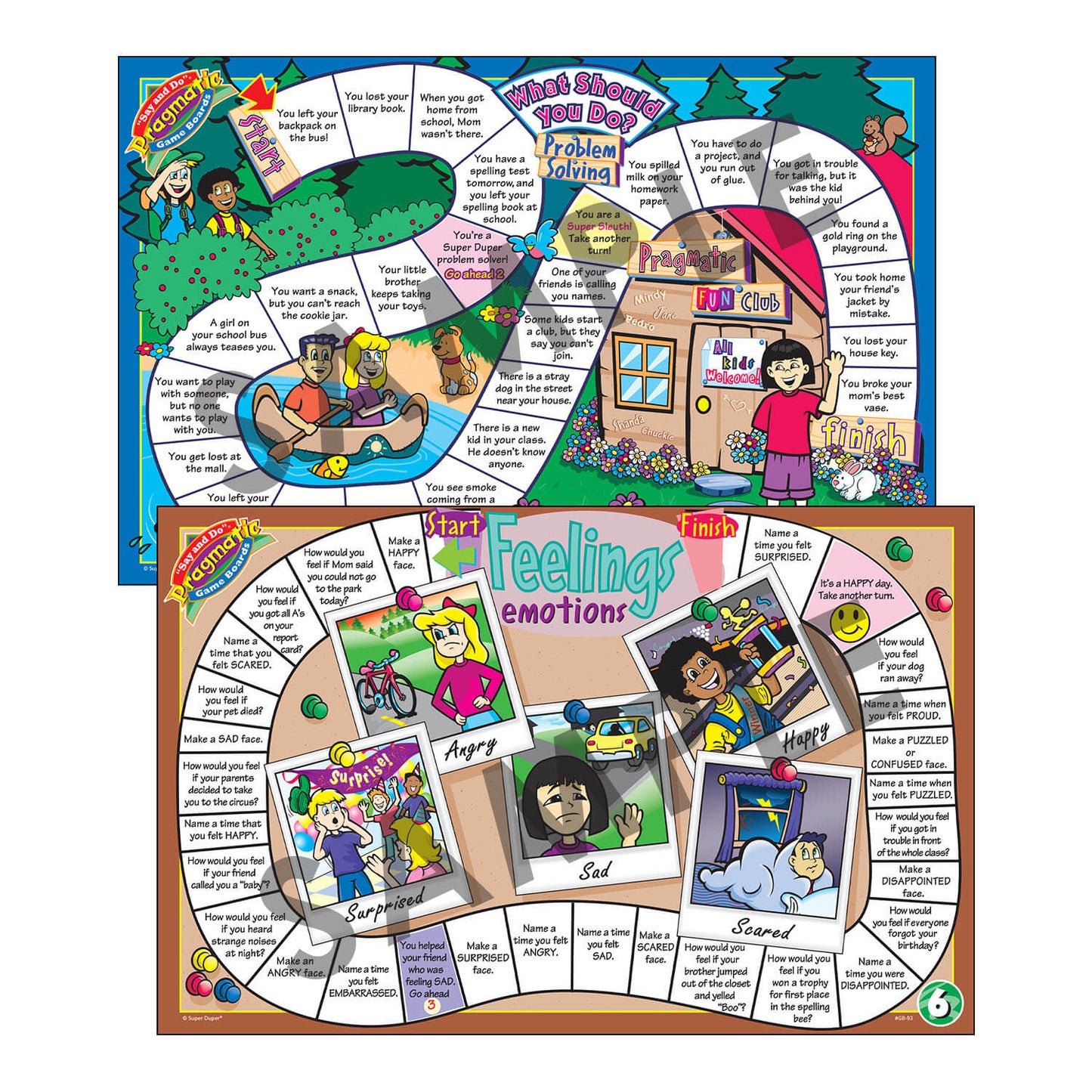 Positive Pragmatic Game Boards