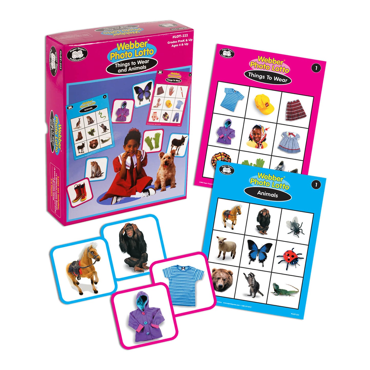Webber Photo Lotto -Things to Wear and Animals