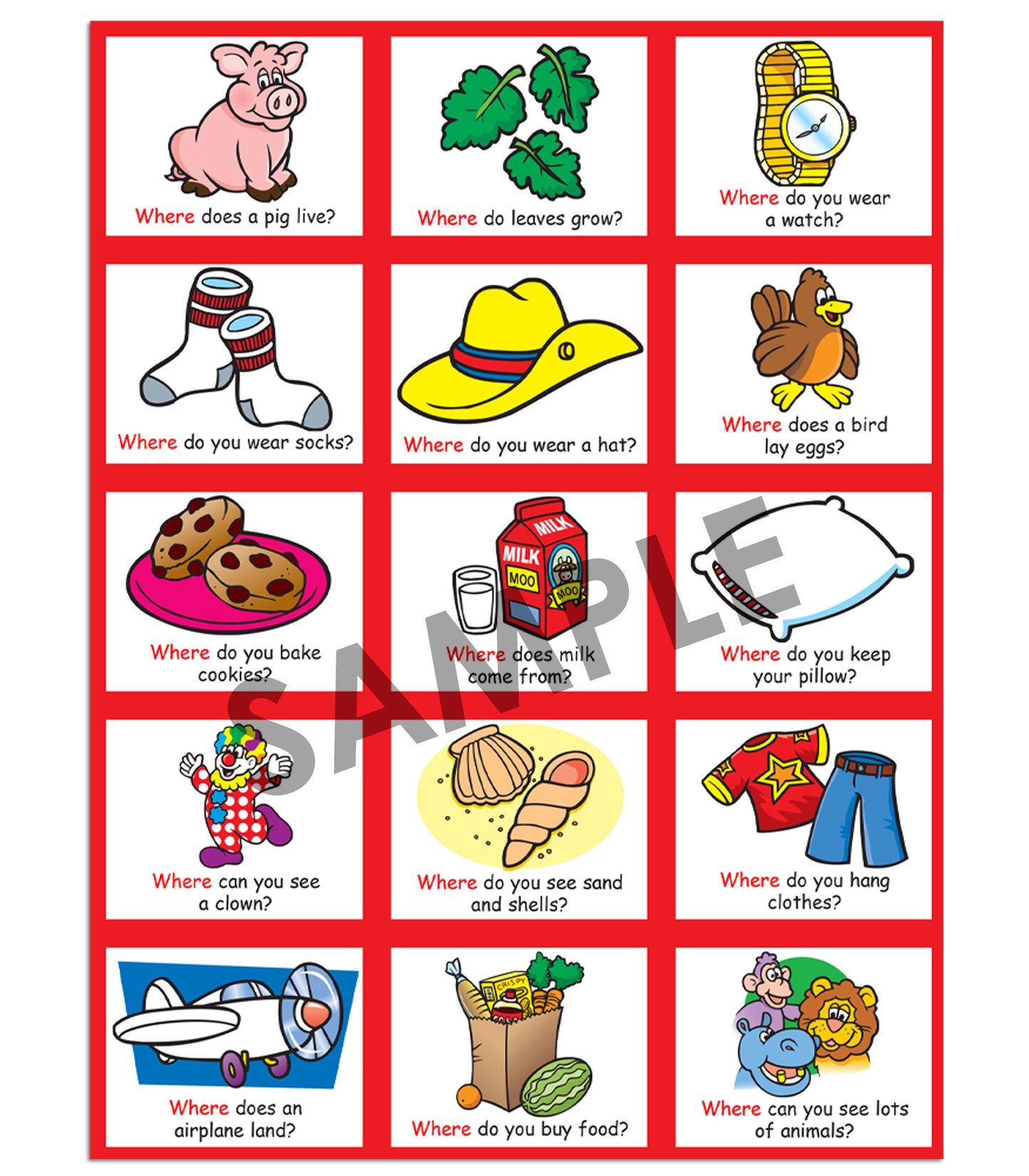 Magnetalk WH Questions Bundle (Who, What, When, Where, Why)