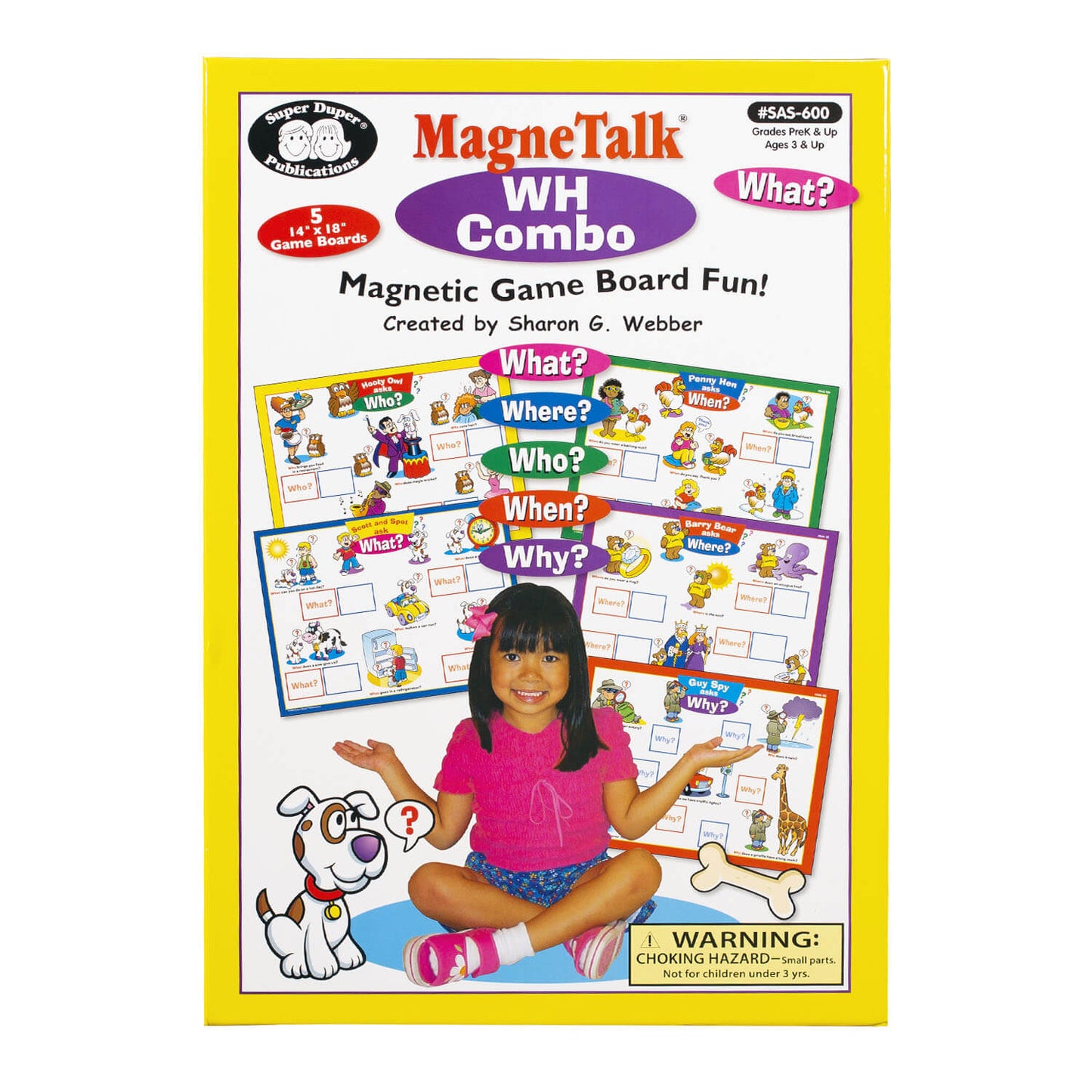 Magnetalk WH Questions Bundle (Who, What, When, Where, Why)