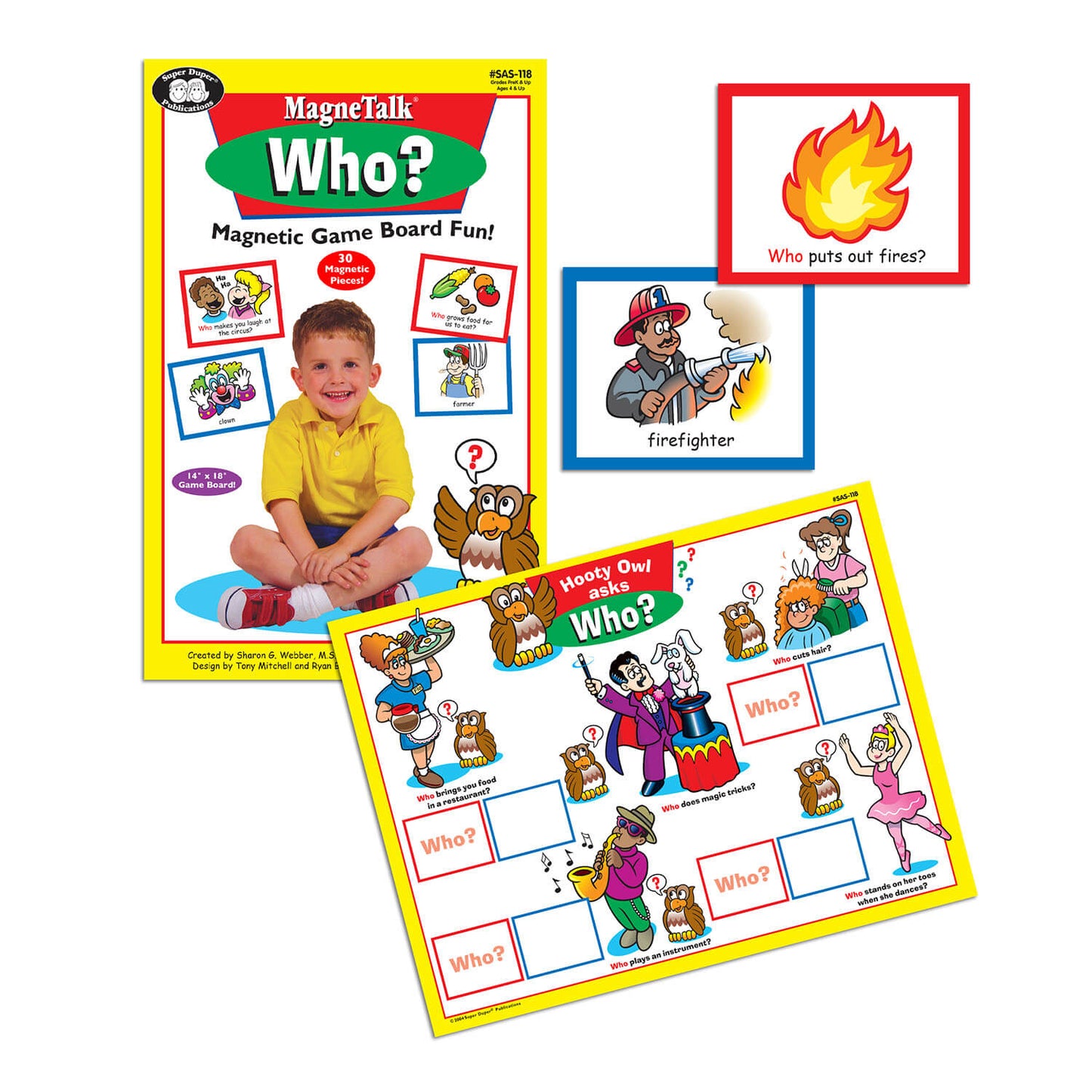 Magnetalk WH Questions Bundle (Who, What, When, Where, Why)