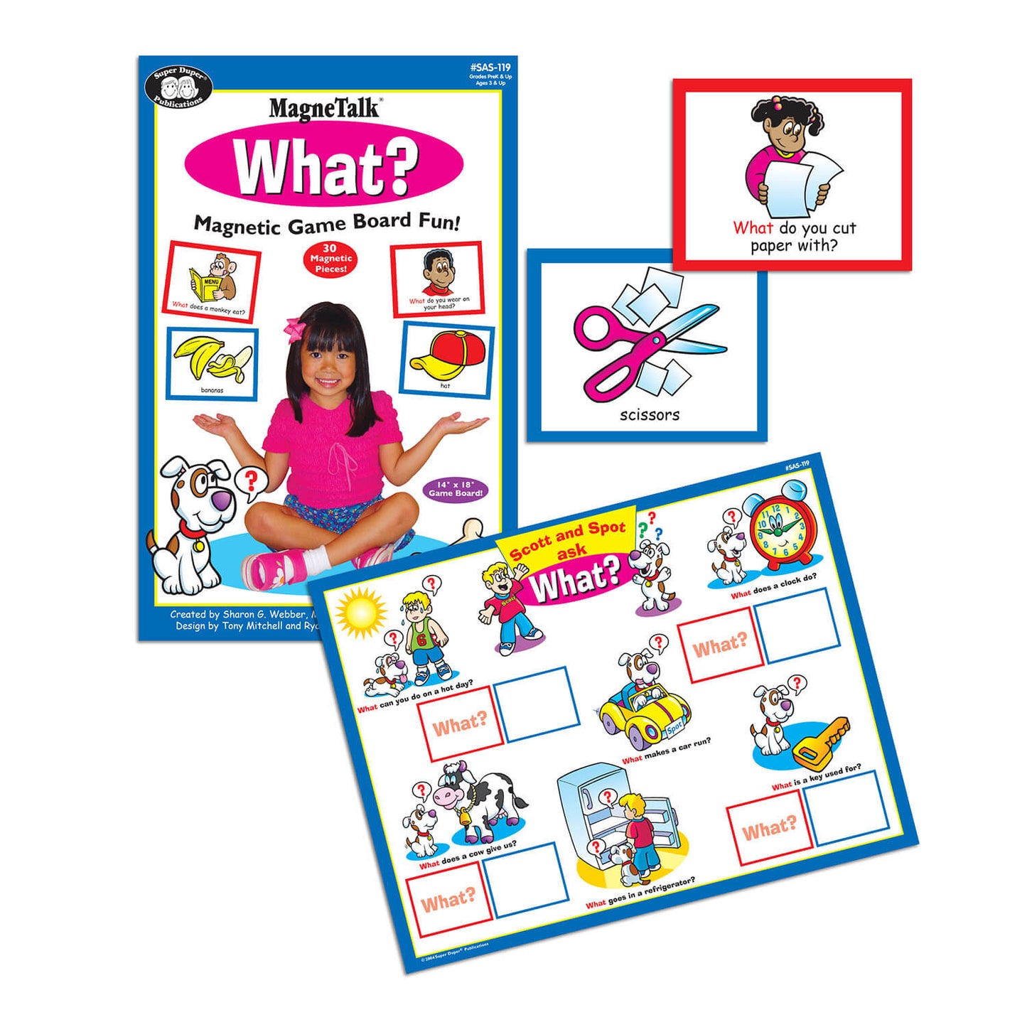 Magnetalk WH Questions Bundle (Who, What, When, Where, Why)