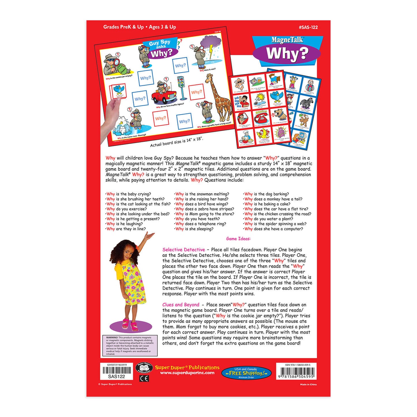 Magnetalk WH Questions Bundle (Who, What, When, Where, Why)