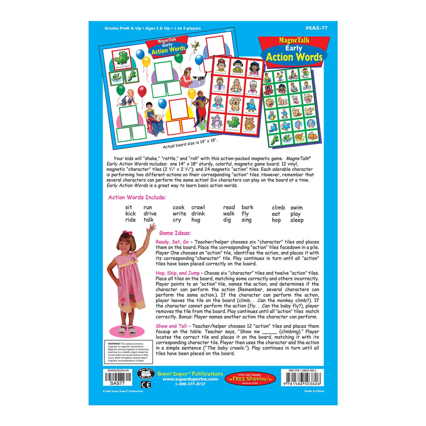 Magnetalk Early Action Words